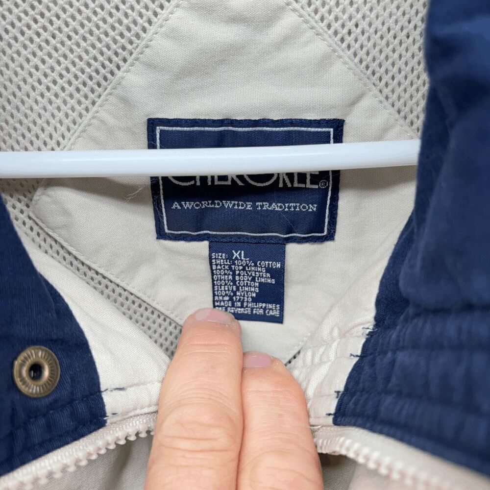 Vintage Cherokee Mens Cotton Hooded‎ Jacket Coat Size XL EUC - Picture 4 of 4